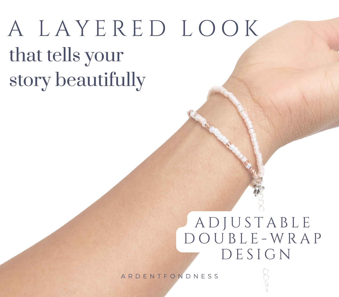 Until We Meet Again Wrap Bracelet