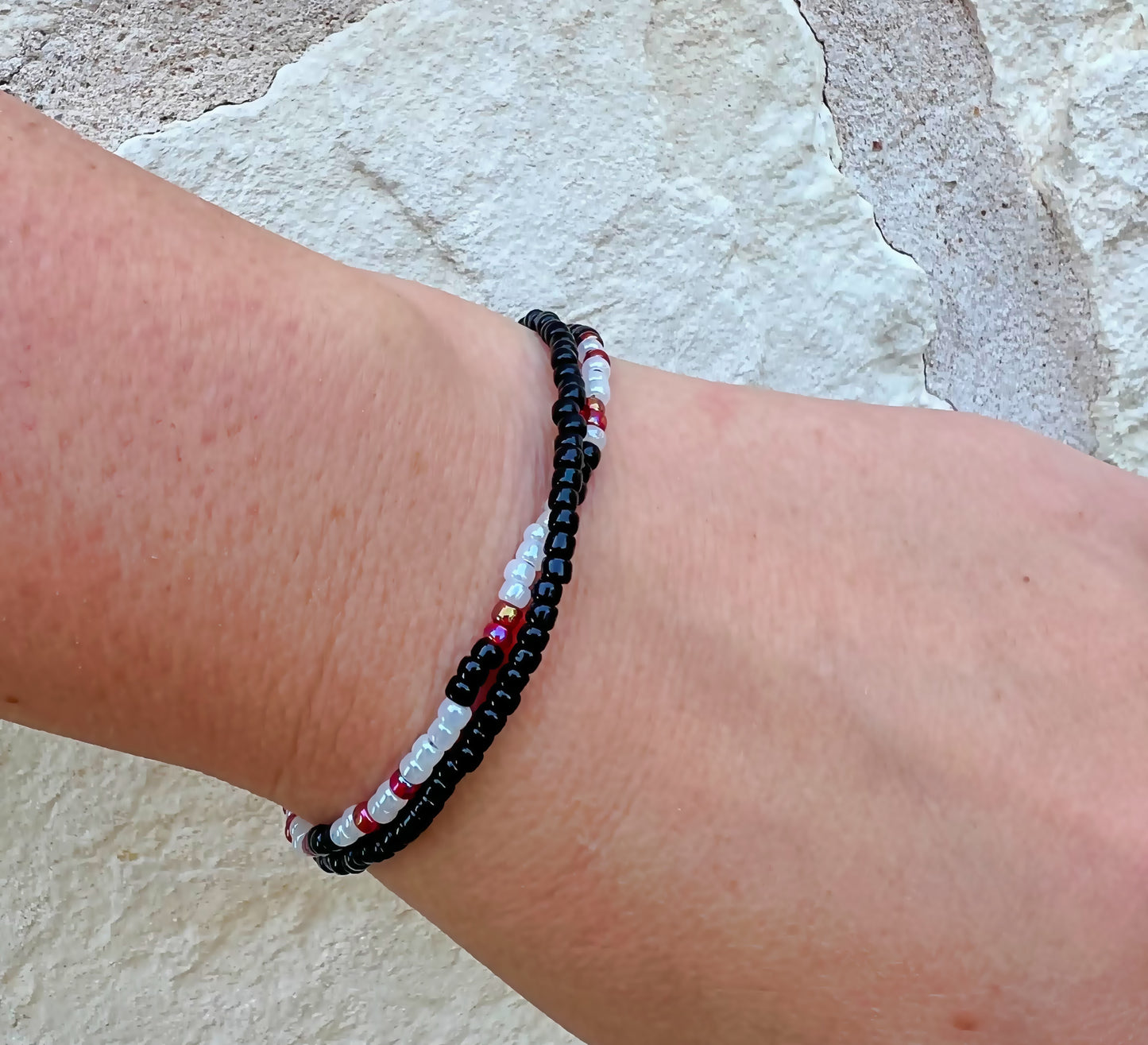 Keep him safe, day and night Wrap Bracelet