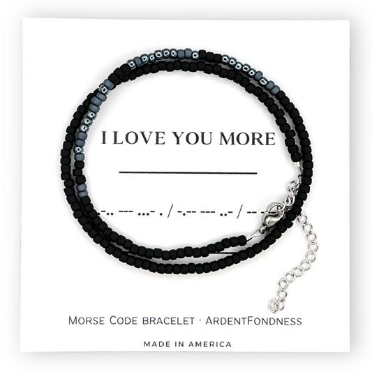 MEN'S I love you more Wrap Bracelet