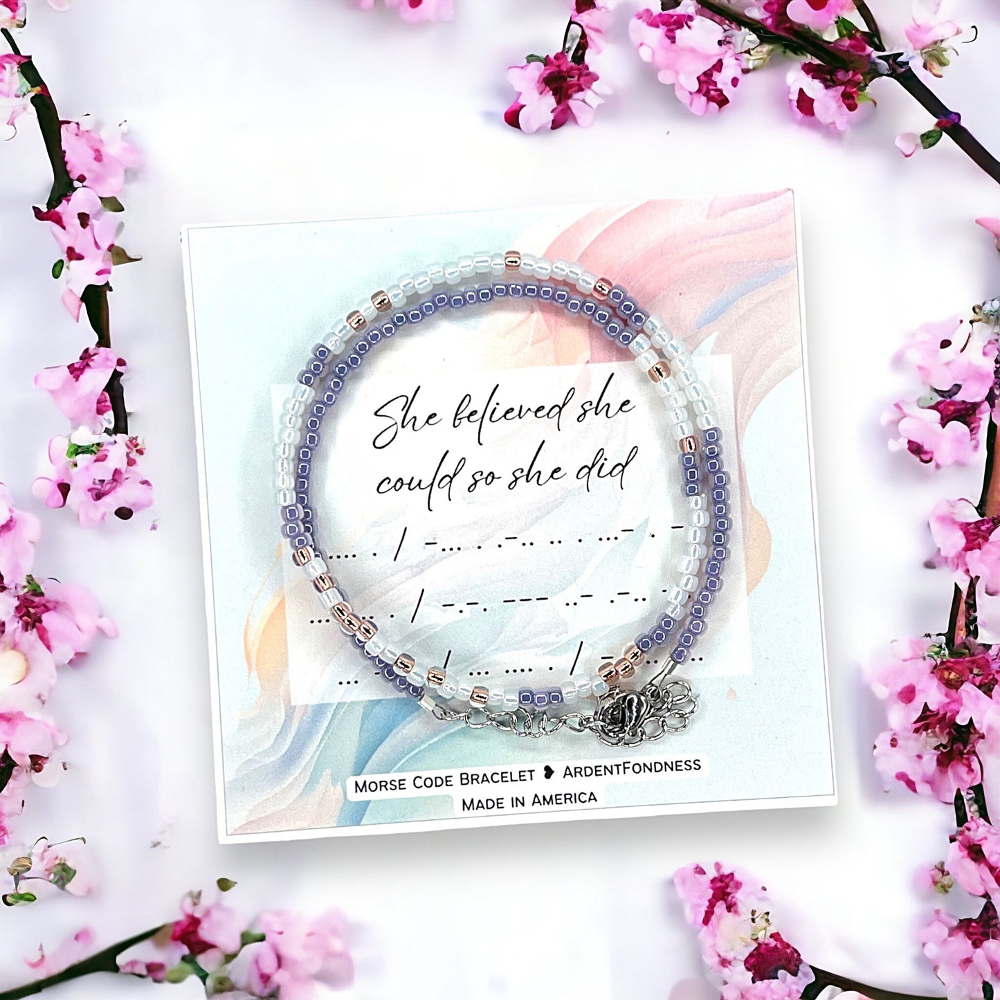 She believed she could, so she did Wrap Bracelet