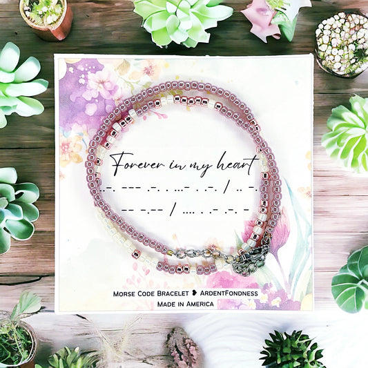 Forever in my heart Wrap Bracelet