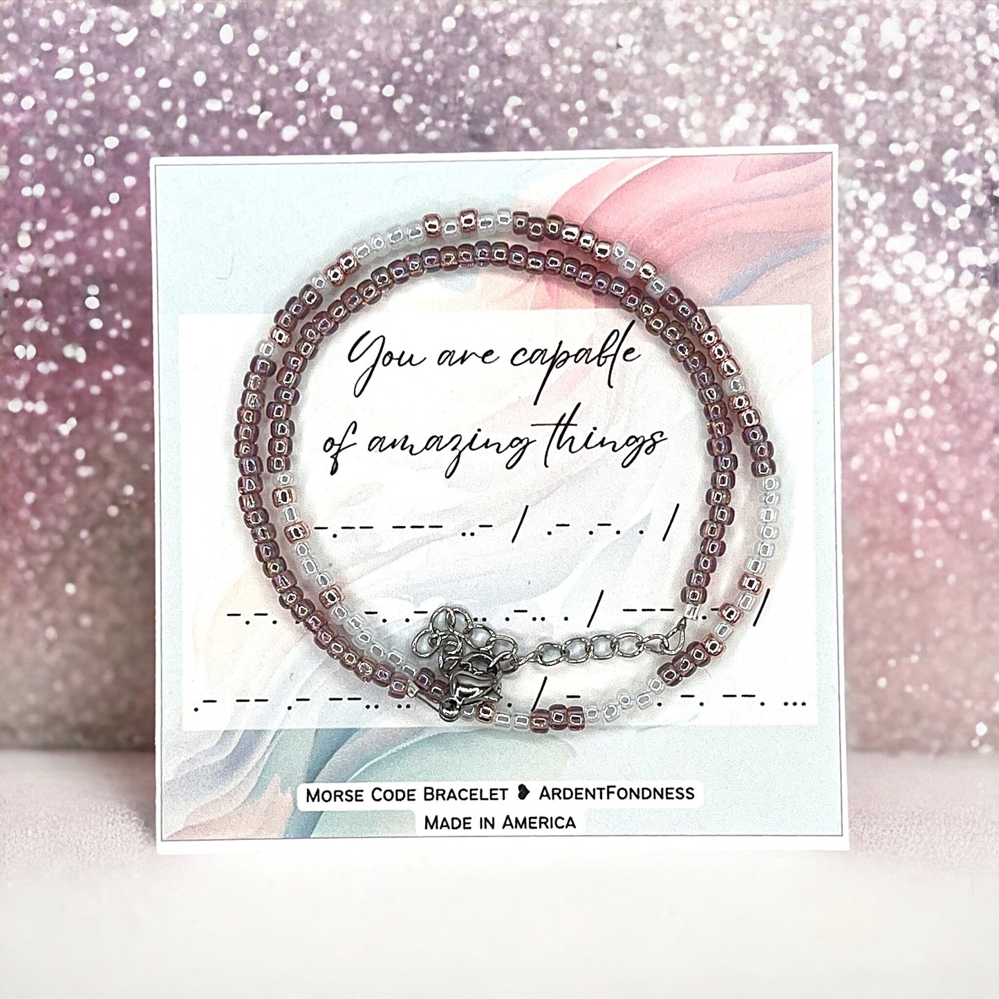 You are capable of amazing things Wrap Bracelet