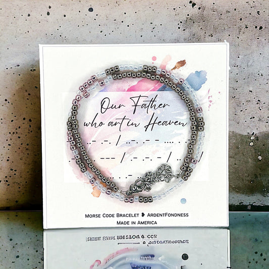 Our Father, who art in Heaven Wrap Bracelet