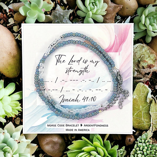 The Lord is my Strength Wrap Bracelet