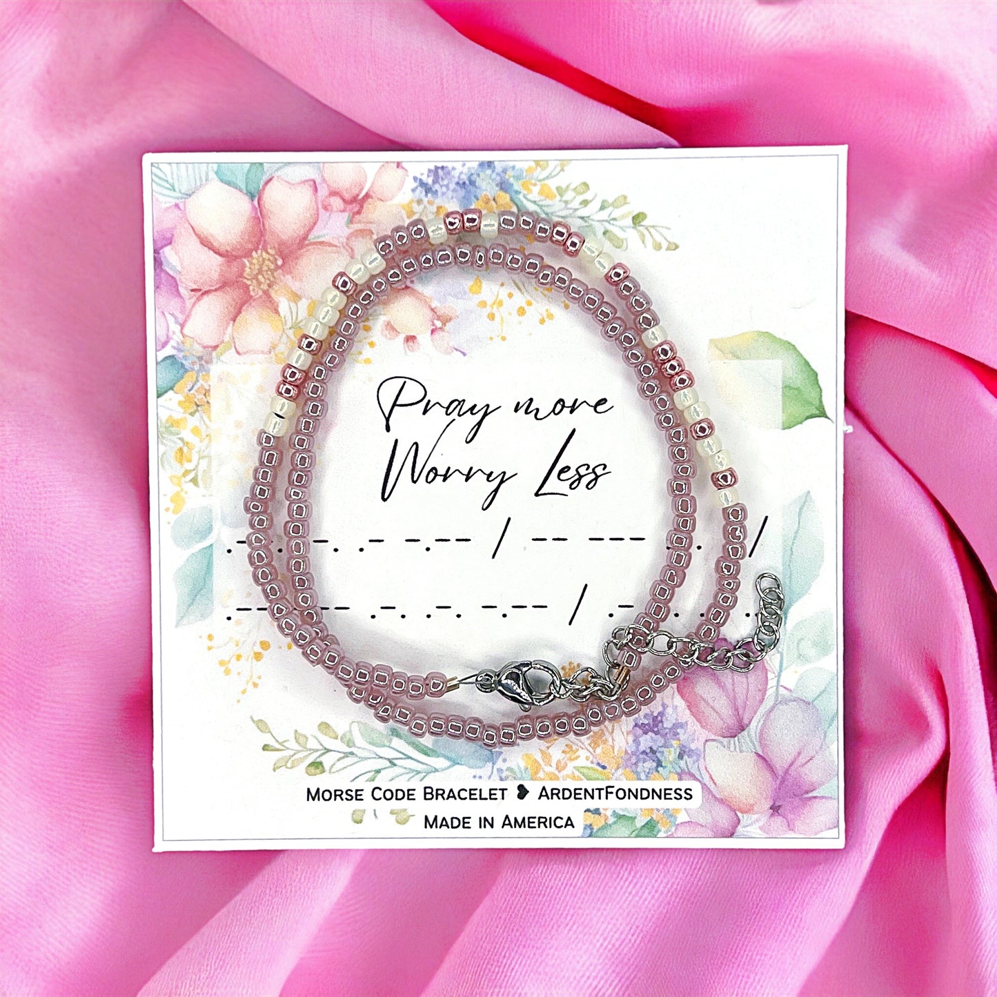 Pray more, worry less Wrap Bracelet