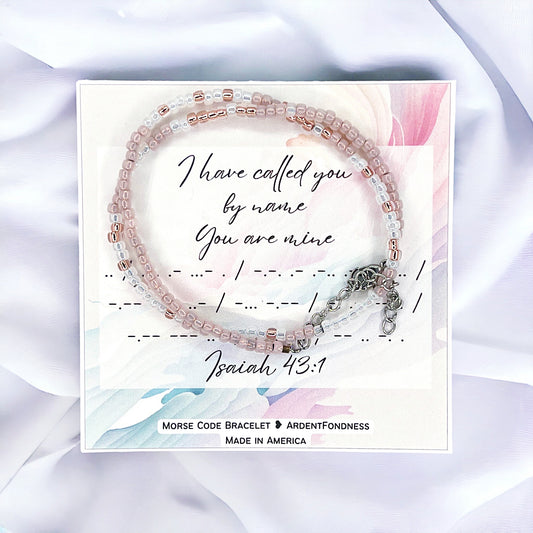 I have called you by name, you are mine Wrap Bracelet