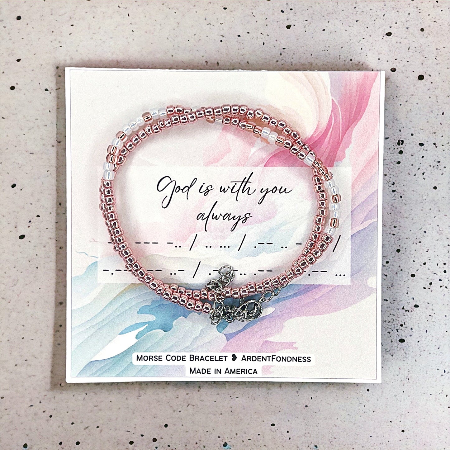 God is with you always Wrap Bracelet