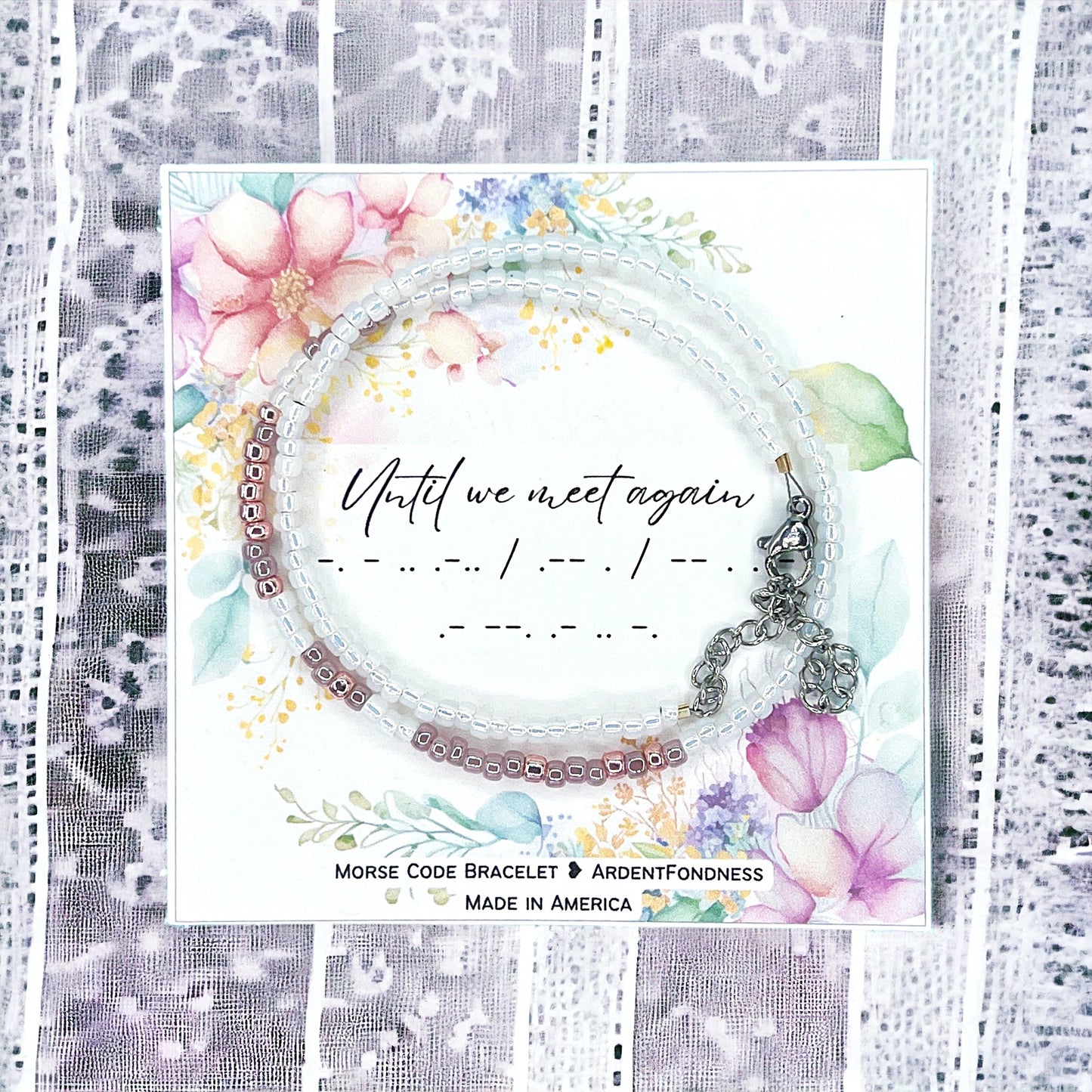 Until we meet again Wrap Bracelet
