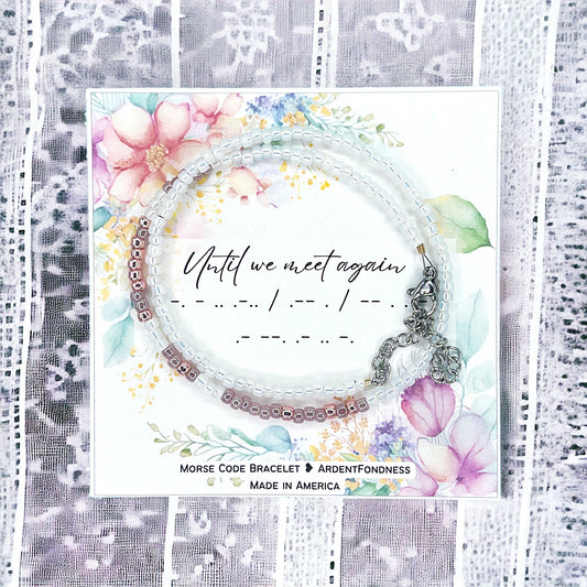 Until we meet again Wrap Bracelet