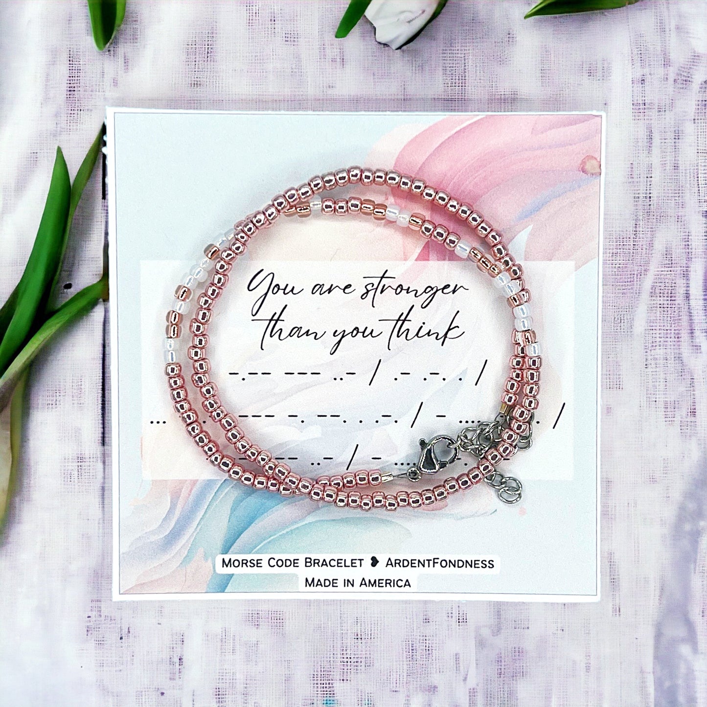 You are stronger than you think Wrap Bracelet