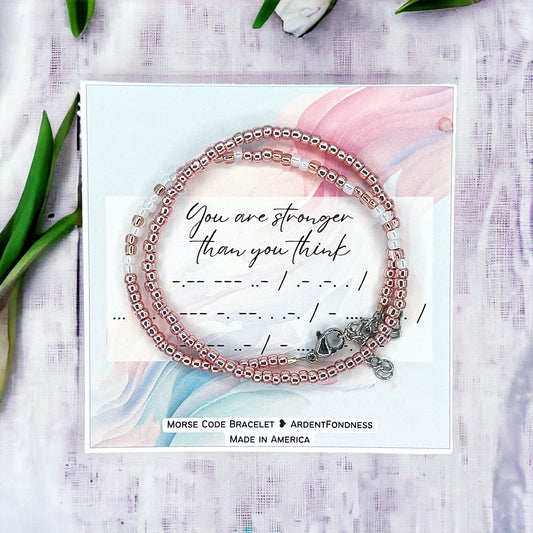 You are stronger than you think Wrap Bracelet