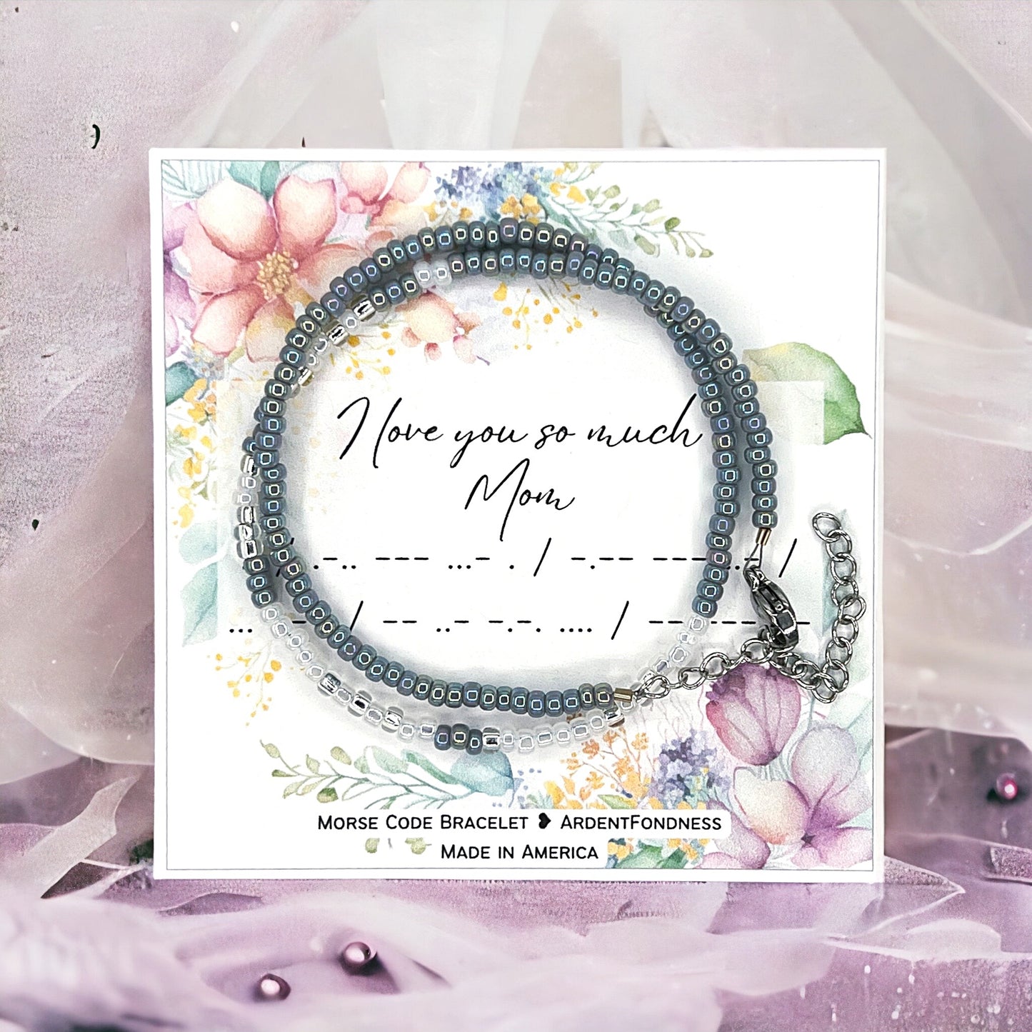I love you so much Mom Wrap Bracelet