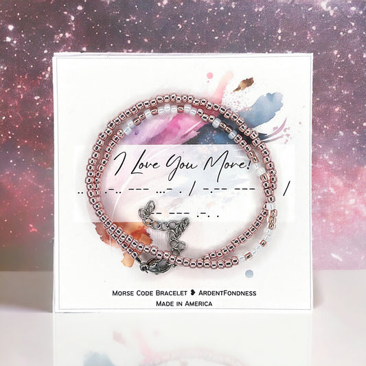 I love you more Wrap Bracelet