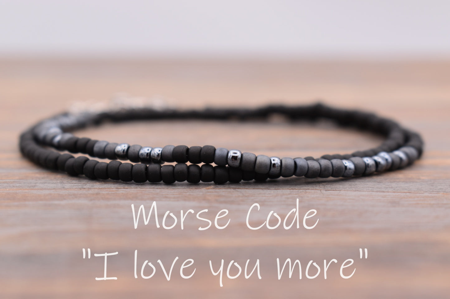 MEN'S I love you more Wrap Bracelet