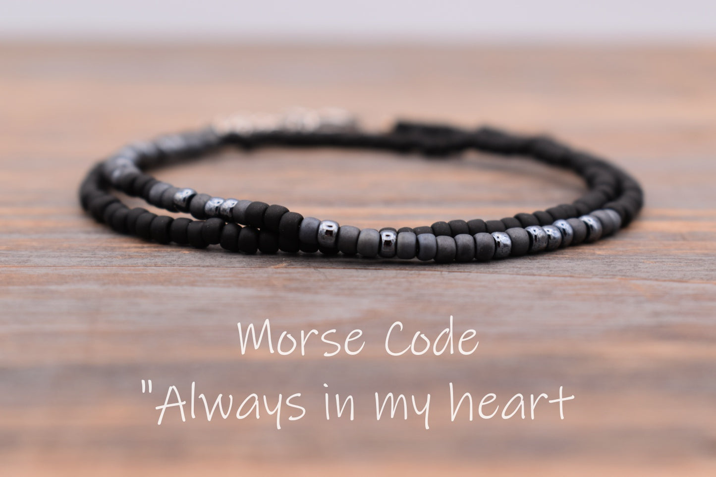 MEN'S Always in my heart Wrap Bracelet