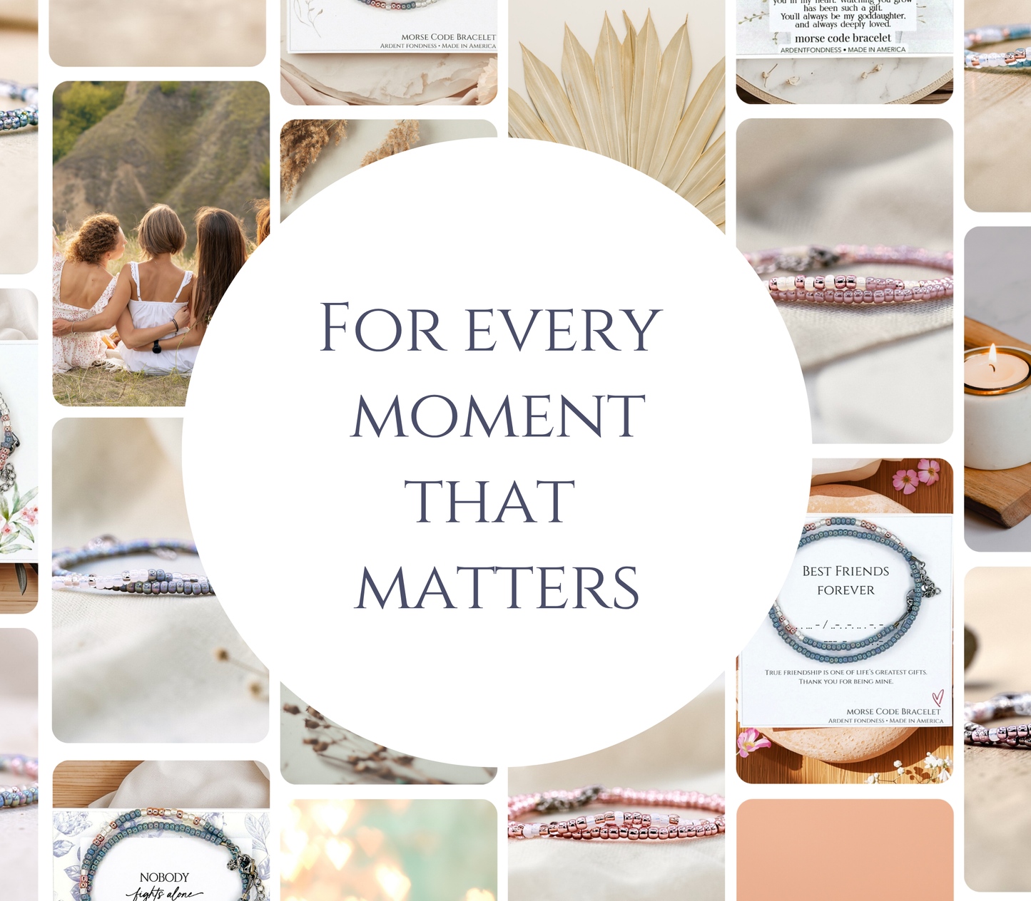 Until We Meet Again Wrap Bracelet