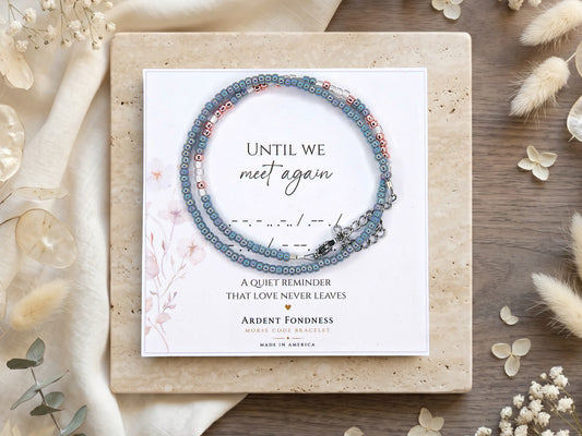 Until We Meet Again Wrap Bracelet