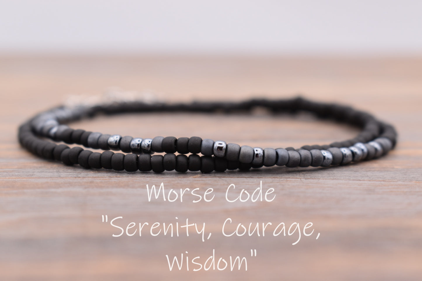 MEN'S Serenity, Courage, Wisdom Wrap Bracelet